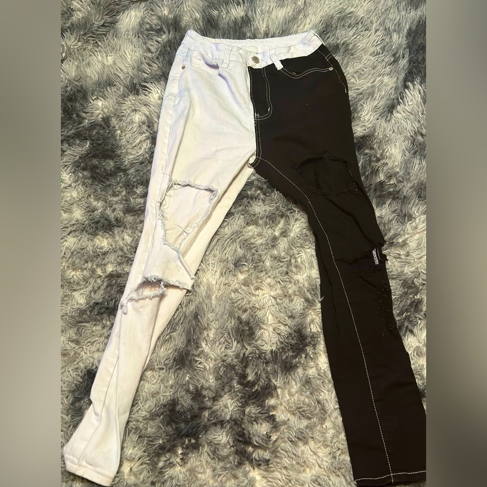 Shein Split Leg Jeans